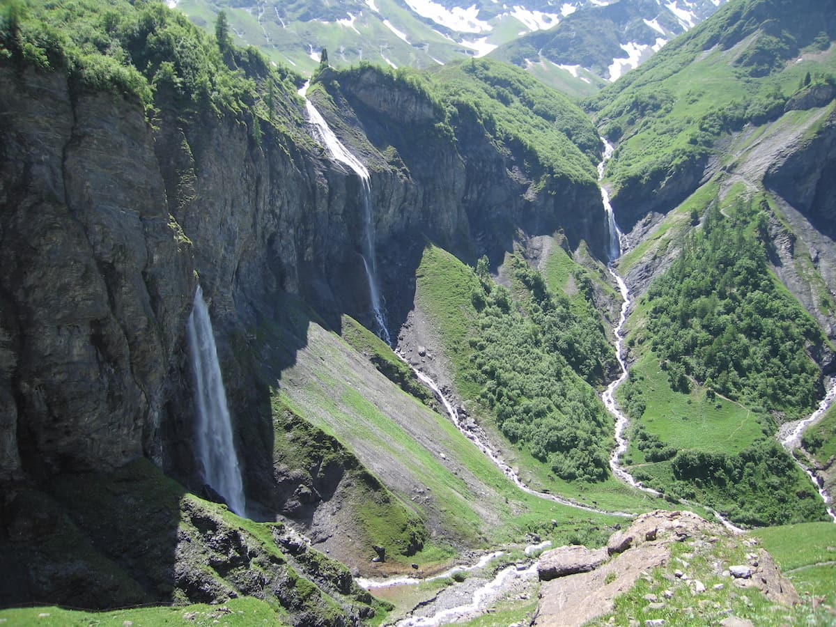 Wasserfälle Batöni Weisstannen